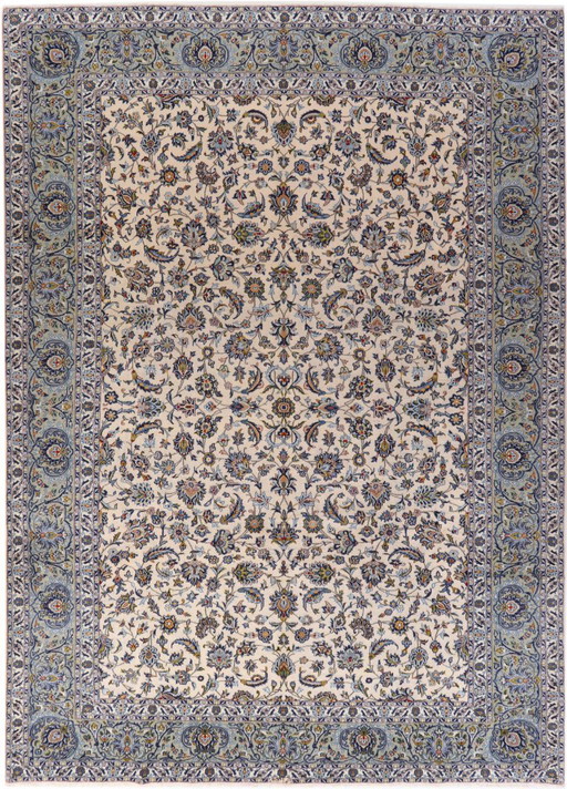 Perzisch tapijt Kashan Gesigneerd 4,28 x 3,08 Oosters tapijt fijn nr. 1152