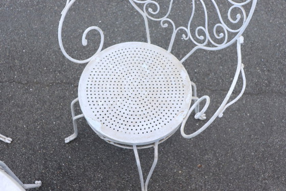 Image 1 of Tuinset met tafel en 6 fauteuils, Italië, jaren 70