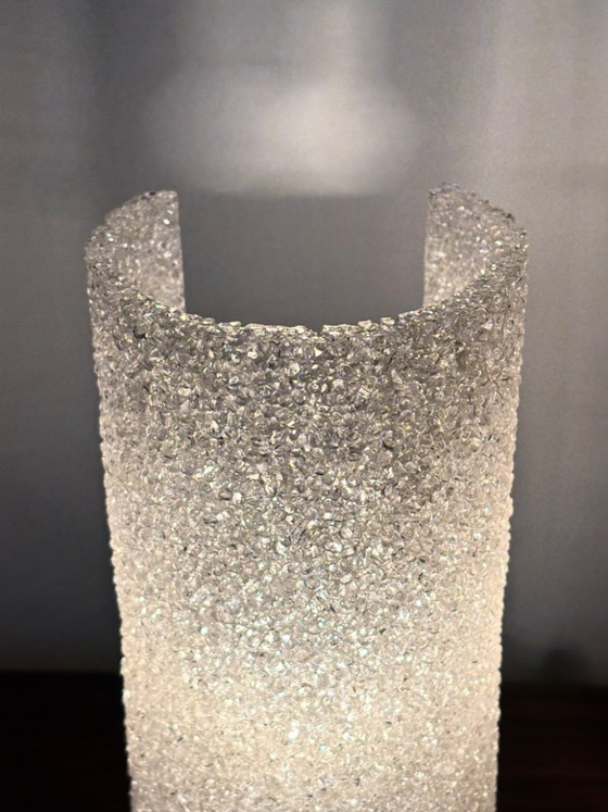 Beautiful vintage retro wall lights from the 1960s, Plexiglass, Transparent (photo 5 of 11)