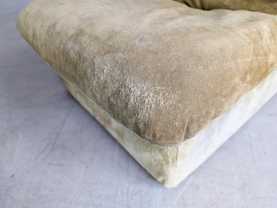 Image 1 of Set of 2 Space Age armchairs three-point - COR Luigi Colani suede