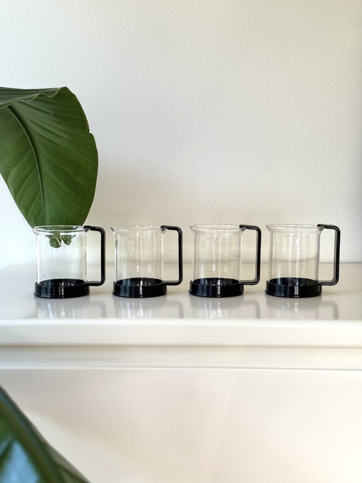 Set of Vintage Bodum "Brazil" Glasses Designed by Carsten Jørgensen