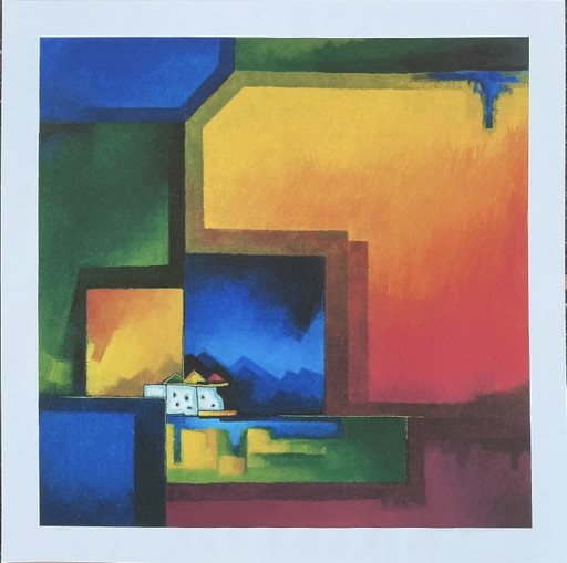 Maria Megens - 2 serigrafie a fogli sciolti – lithos zeefdrukken, Paper (photo 2 of 14)