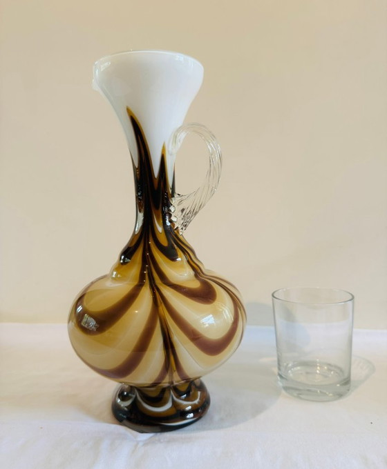 Image 1 of Satz italienischer Vasen und Krug - Opalina Fiorentina (Empoli, 1960-70er Jahre)