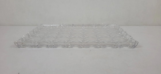 Imitation crystal tray 1970's – Table accessories, Plastic, Vintage (photo 3 of 5)