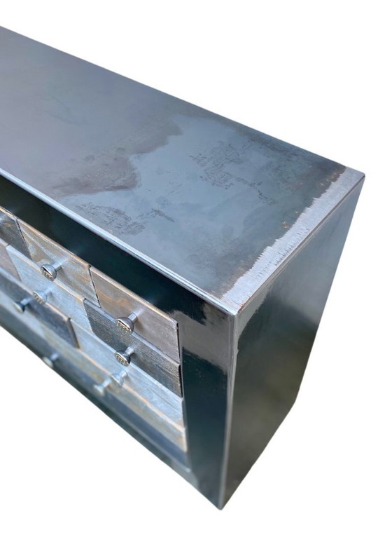 Image 1 of Cassettiera in metallo Loftboutik con 15 cassetti, anni 2010