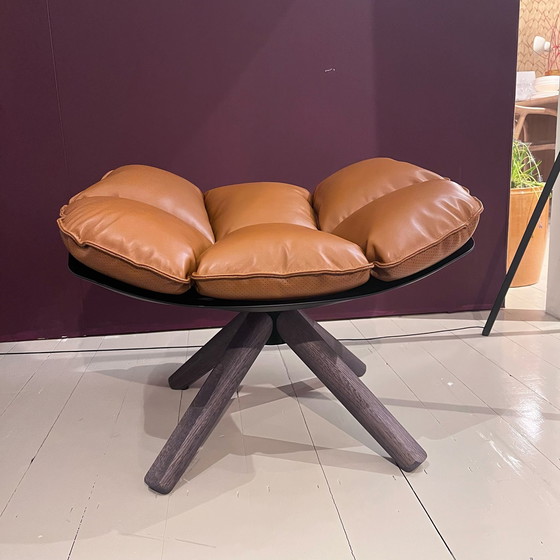 Image 1 of Fauteuil pivotant Husk de B&B Italia avec repose-pieds