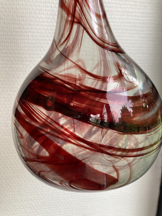 Image 1 of Elegante vaso di vetro vintage