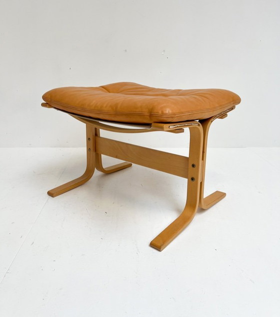 Image 1 of Fauteuil Siesta avec repose-pieds, conçu par Ingmar Relling pour Westnofa, années 1970