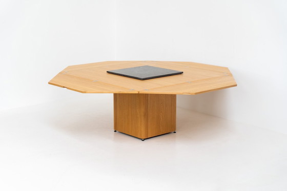 Image 1 of Table à manger « Cirkante » de Bob & Dries Vanden Berghe pour Vanden Berghe Pauvers (Belgique, années 1970).