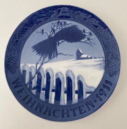Royal Copenhagen 1911 Kerstbord Oluf Jensen