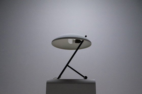 Image 1 of Lampe de Bureau Blanc Negro Evoluon par Louis Kalff pour Philips, 1950