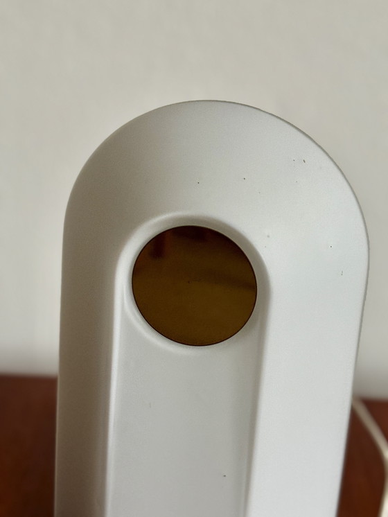 Image 1 of Vintage glazen tafellamp – sculpturaal design jaren 70