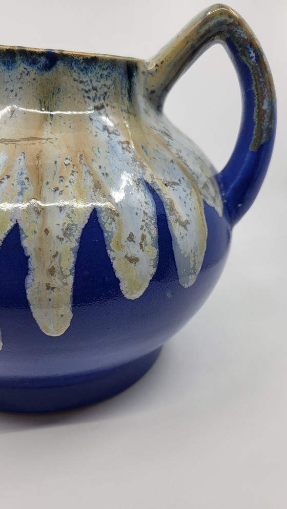 Image 1 of Bleu France 1940 ceramic "Alpho" vases