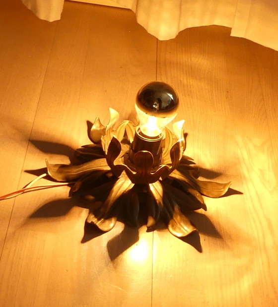 Image 1 of Lampe de plafond florentine Plafonnier Applique murale 1 flamme Wenz