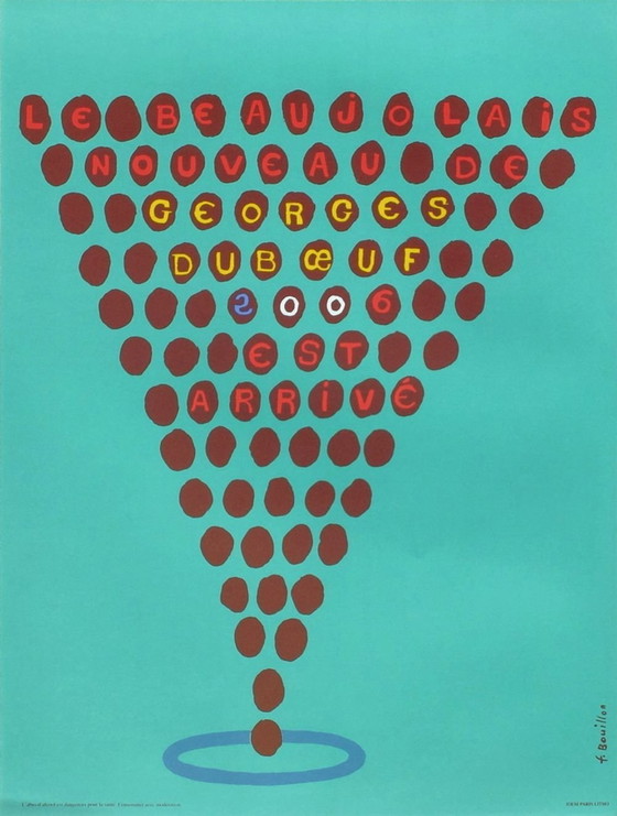 Image 1 of COLLECTIF - BEAUJOLAIS DUBOEUF 2006 - François Bouillon original poster 2006