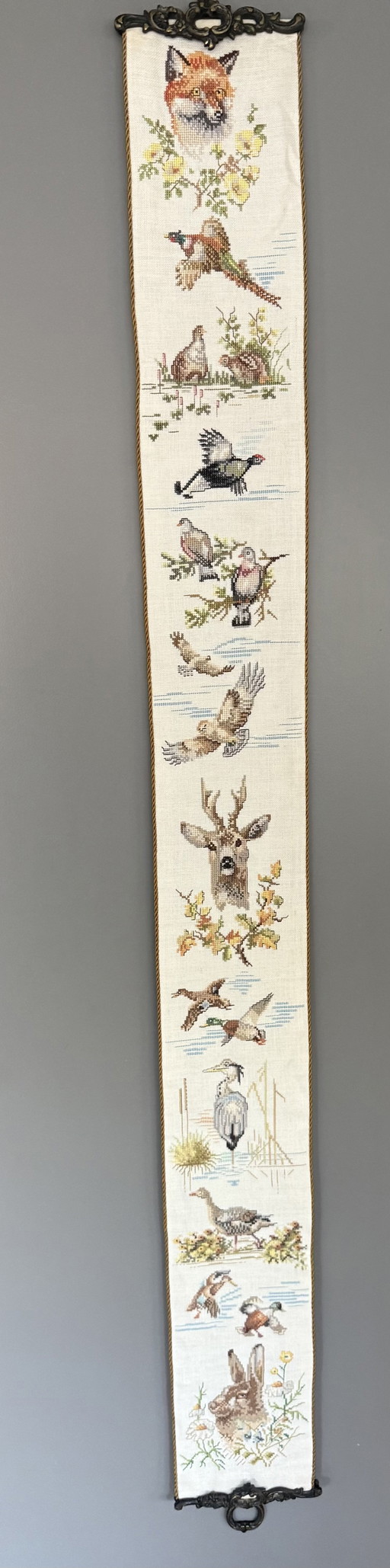 Schellekoord Vintage Danish Design – wanddecoratie, Metal, Textile (photo 2 of 8)