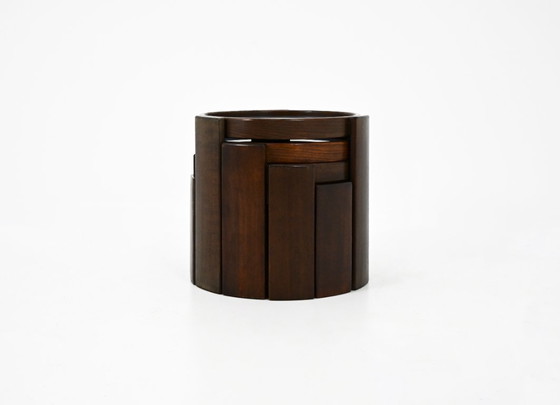 Image 1 of Mesas nido modelo 780 de Gianfranco Frattini para Cassina, década de 1960, juego de 4