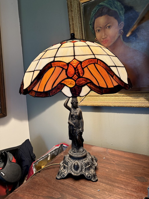 Original Honsel Leuchten Tiffany style lamp