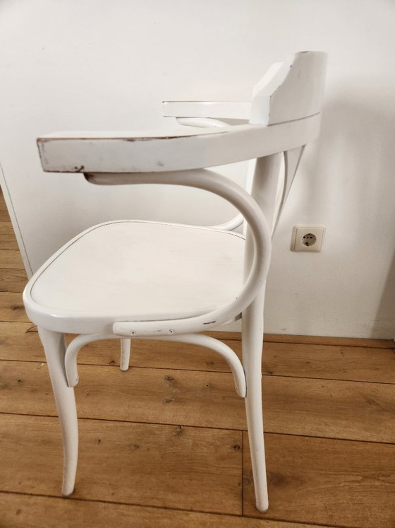 2x Thonet Bugholz-Caféstühle Weiß – Esszimmerstühle, Wood (photo 2 of 5)