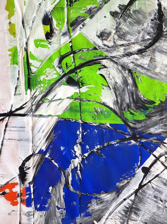 Image 1 of Jürgen Angeler - Green Gemstone - 200 x 140 cm