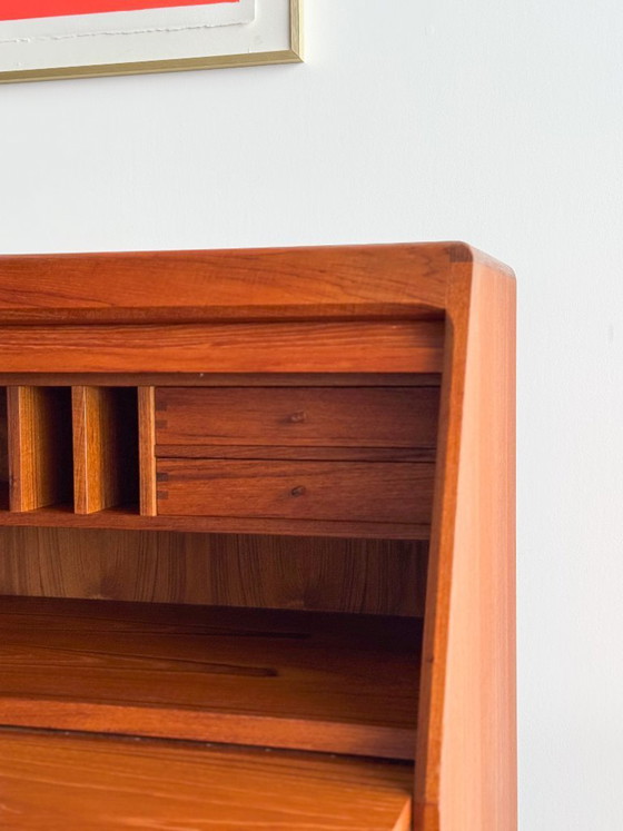 Image 1 of Mid Century Teak Secretary desk 1960s by Dyrlund