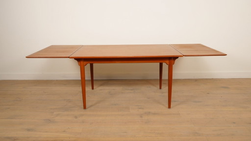 Vintage dining table | Omann Jun No. 50 | Teak | Extendable