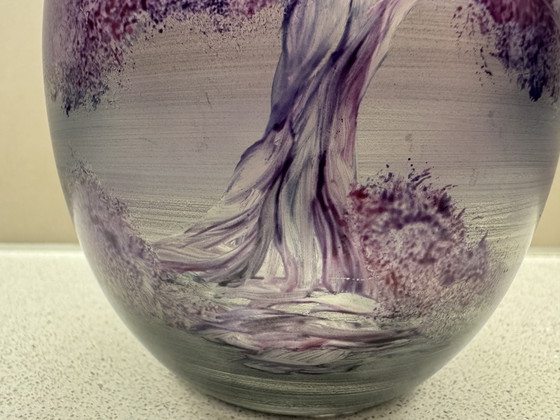 Image 1 of Vaso in vetro Hans Jürgen Richartz Studio – Collezione d'arte Richartz – anni '80