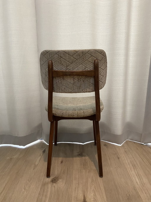 6x Chaise de salle à manger vintage Louis van Teeffelen