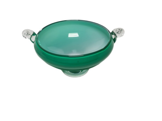 Glazen mand van HSG Tarnowiec, Polen, jaren 70. – Schalen, Glass (photo 3 of 8)