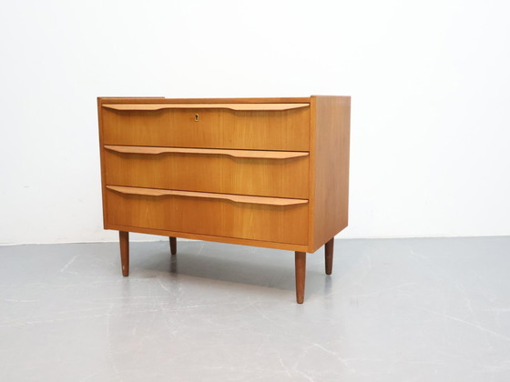 Image 1 of Deense ladekast Teak 3 lades vintage 