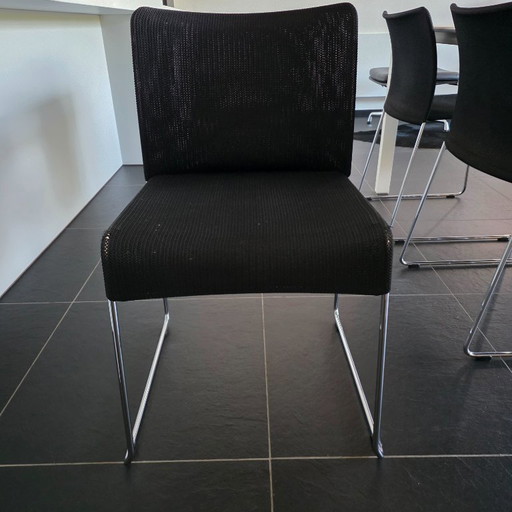6 Vitra Soft Sim Jasper Morrison – eetkamerstoelen, Metal
