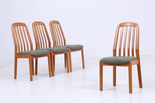 4er Set Vintage Teak Dyrlund Stühle aus den 60ern | Mid Century Küchen Stuhl Esszimmerstühle Vintage Retro #06-48