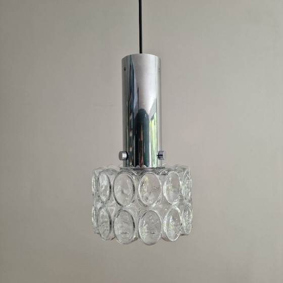 Image 1 of Lampe pendante vintage Glashütte Limburg - Helena Tynell Design - Verre Bulle - 1970 - Ø 22 cm