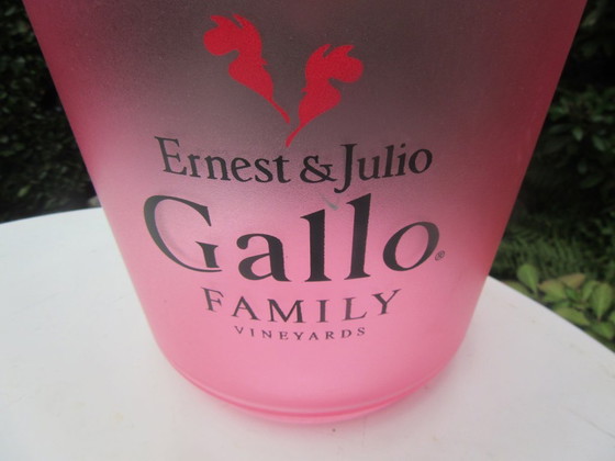 Ernest & Julio Gallo Family Pink Champagne Bucket Vintage – Accessoires de table, Plastic (photo 7 of 8)