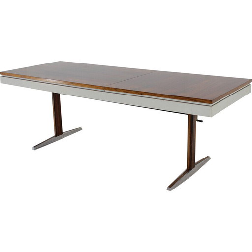 Mesa de centro vintage de palisandro, Alemania, década de 1970