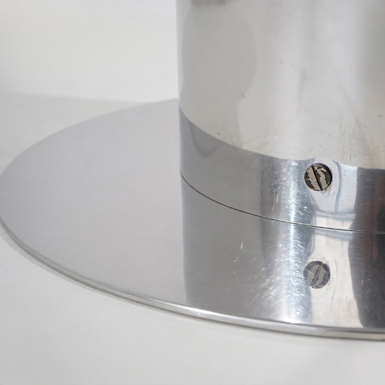 Mesa “Cidonio” de Antonia Astori para Driade, años 70 – Mesas de comedor, Glass, Metal (photo 11 of 13)