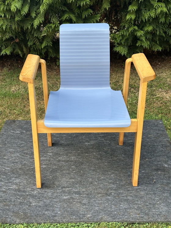 Wilkhahn - Stapelbare stoelen van beukenhout en multiplex – Eetkamerstoelen, Wood (photo 14 of 15)