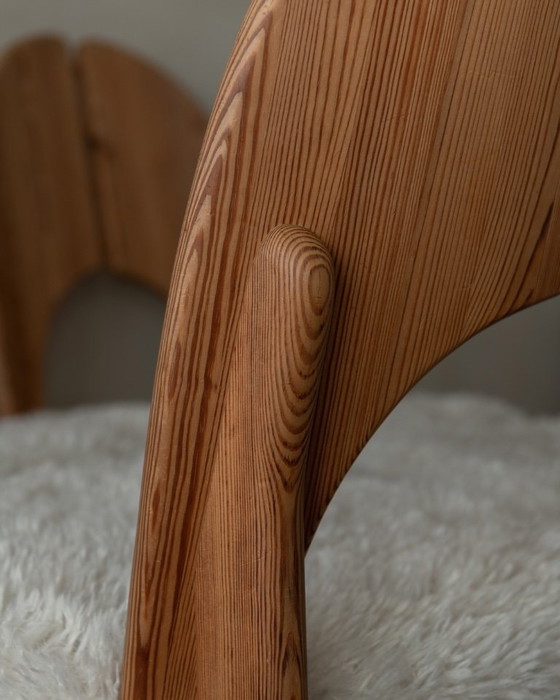 Image 1 of Vintage Danish Pine Dining Chairs (Set of 4) | Niels Koefoed Style | Rustic Scandinavian Modern | 1970s–80s