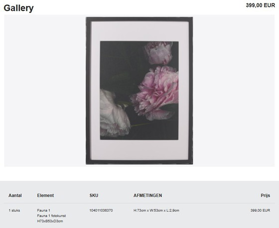 Image 1 of Boconcept - Fauna 1 Art Gallery