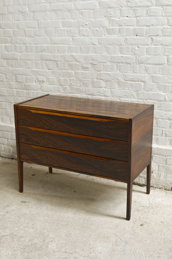 Image 1 of Rosewood Chest of Drawers, Model 34, Kai Kristiansen by Aksel Kjersgaard, 1960's
