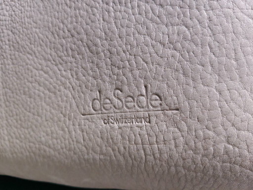 Vintage leather DS44 sofa set by Desede, 1970s 