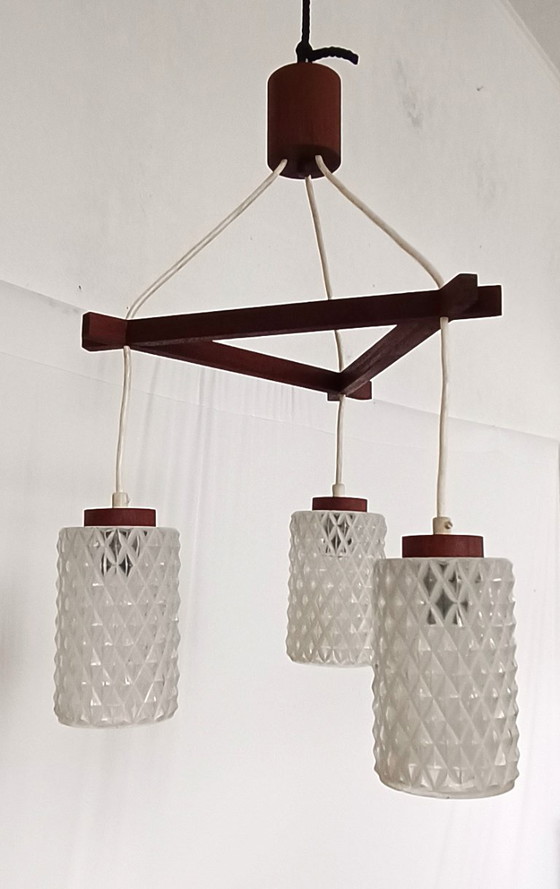 Image 1 of Dänische Design-Pendelleuchte aus den 1950er Jahren