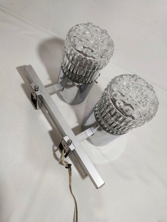 Image 1 of Lámpara de techo de cristal. España, años 50.