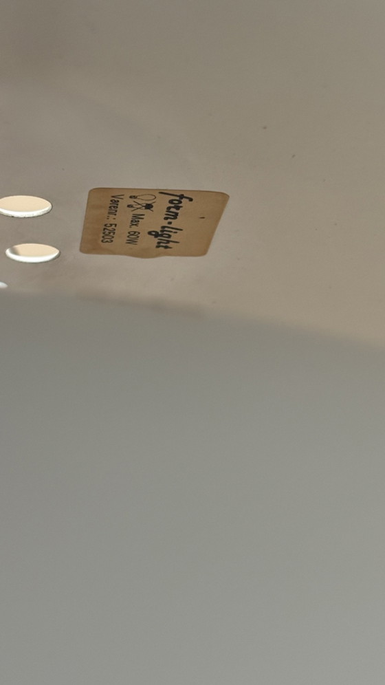 Image 1 of Vintage Danish design Form Light bowl lamp pendant lamp 52503