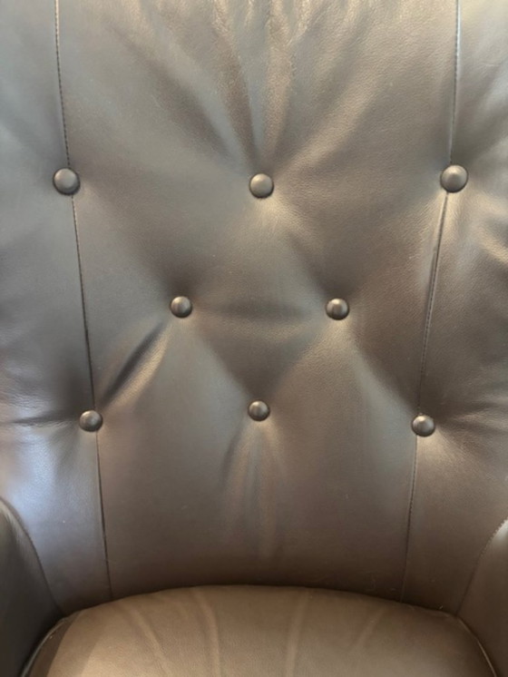 Image 1 of Wunderschöner SITS-Sessel, Modell Pola, in braunem Leder, in einwandfreiem Zustand