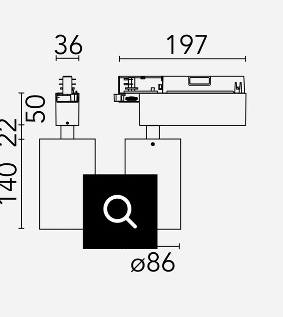 Image 1 of Flos UT Spot 86 Track LED Spots 4x New