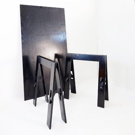 Tavolo in legno di De Pas, D'Urbino, Lomazzi, produzione Acerbis, anni '60, Italia