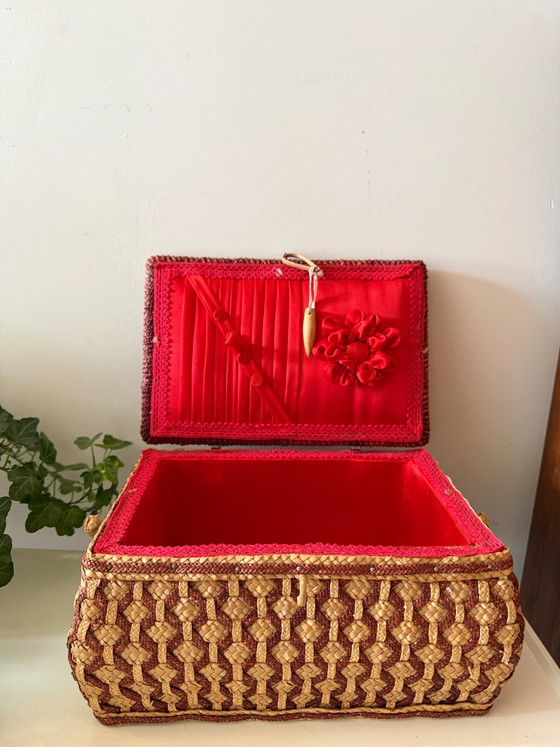 Vintage wicker storage basket – Decorative Objects, Wood (photo 6 of 6)