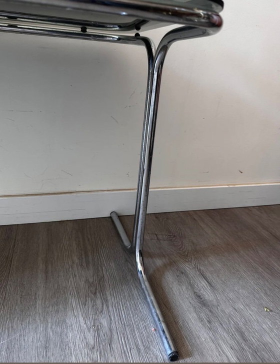 Image 1 of Two nested side tables in Bauhaus style