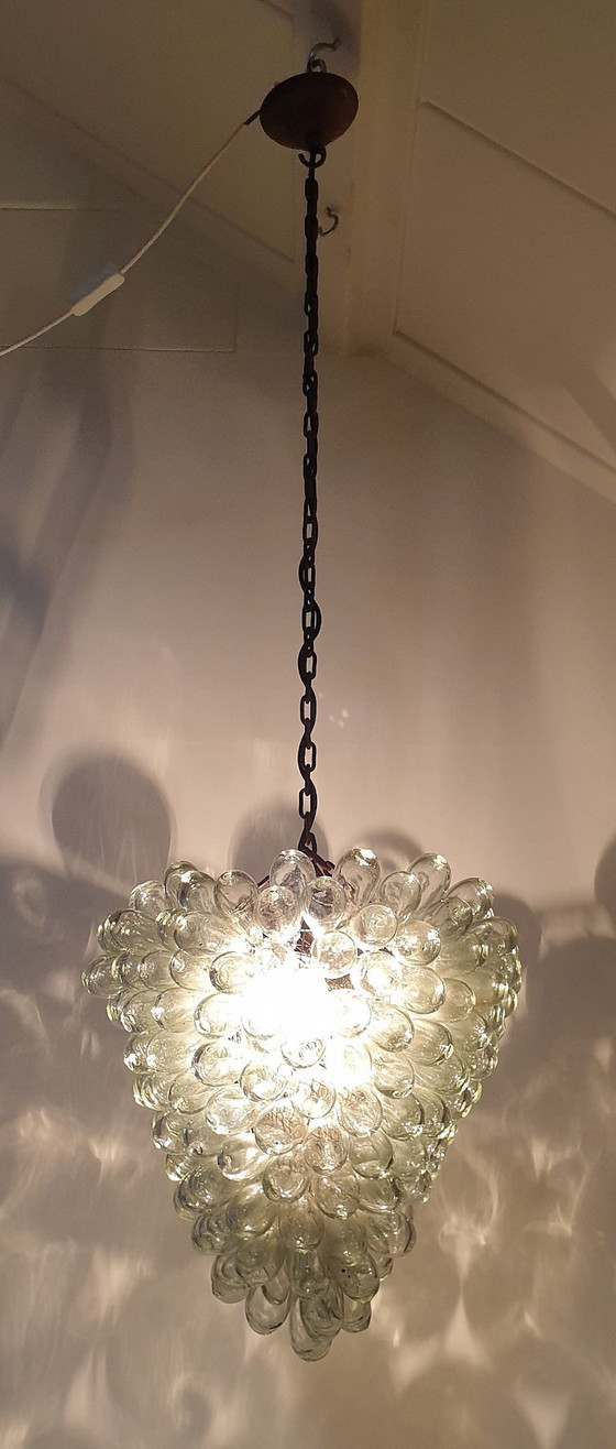 Image 1 of Vintage Murano druiven hanglamp